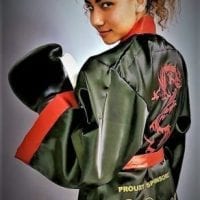Custom Boxing Gowns with sponsor logos