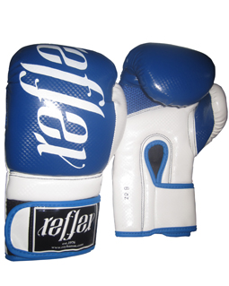 blue reflex boxing gloves 8oz