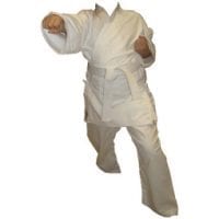 Karate suit beginners excellent quality white 3 pc set