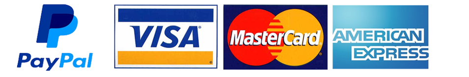 Paypal Visa Mastercard American Express Logos