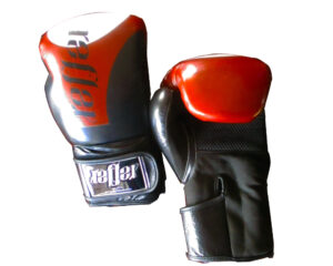 16 oz leather top grain boxing glove with extra wide and strong velcro