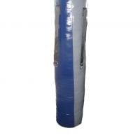 Striped punching bag 5 foot in heigh 50 kg blue grey combination colours