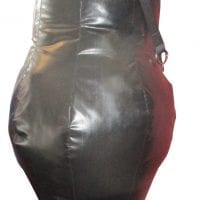 Heavy mushroom bag is perfect for kick boxing uppercuts body rips