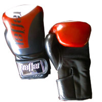 20 oz leather boxing glove velcro closure thumb tie vent